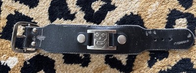 Misfits Bracelet Size M/L Black Band Logo Punk Rock