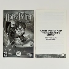Harry Potter and The Sorcerers Stone PC Game Manual  Windows Install Guide