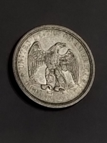 1875 S 20 CENT SEATED LIBERTY ANTIQUE SILVER COIN RARE SAN FRANCISCO MINT - Picture 19 of 24