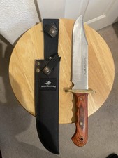 WINCHESTER MODEL 94 COMMEMORATIVE FIXED BLADE BOWIE KNIFE W/ORIG BLACK SHEATH