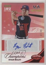 2013 Panini USA Baseball Champions Mirror Red 37/49 Ryan Boldt #27 Auto 0v0