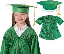 Fun Express Kids' Green Elementary School Graduation Mortarboard Hat & Gown... 