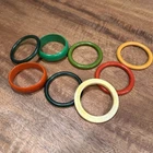8 Vtg Mid-Century Bakelite, Lucite, Costume Jewelry  Colorful Bangle Bracelets