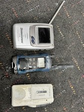 Vintage Electronics Lot Casio Portable TV Motorola Radio Olympus Recorder