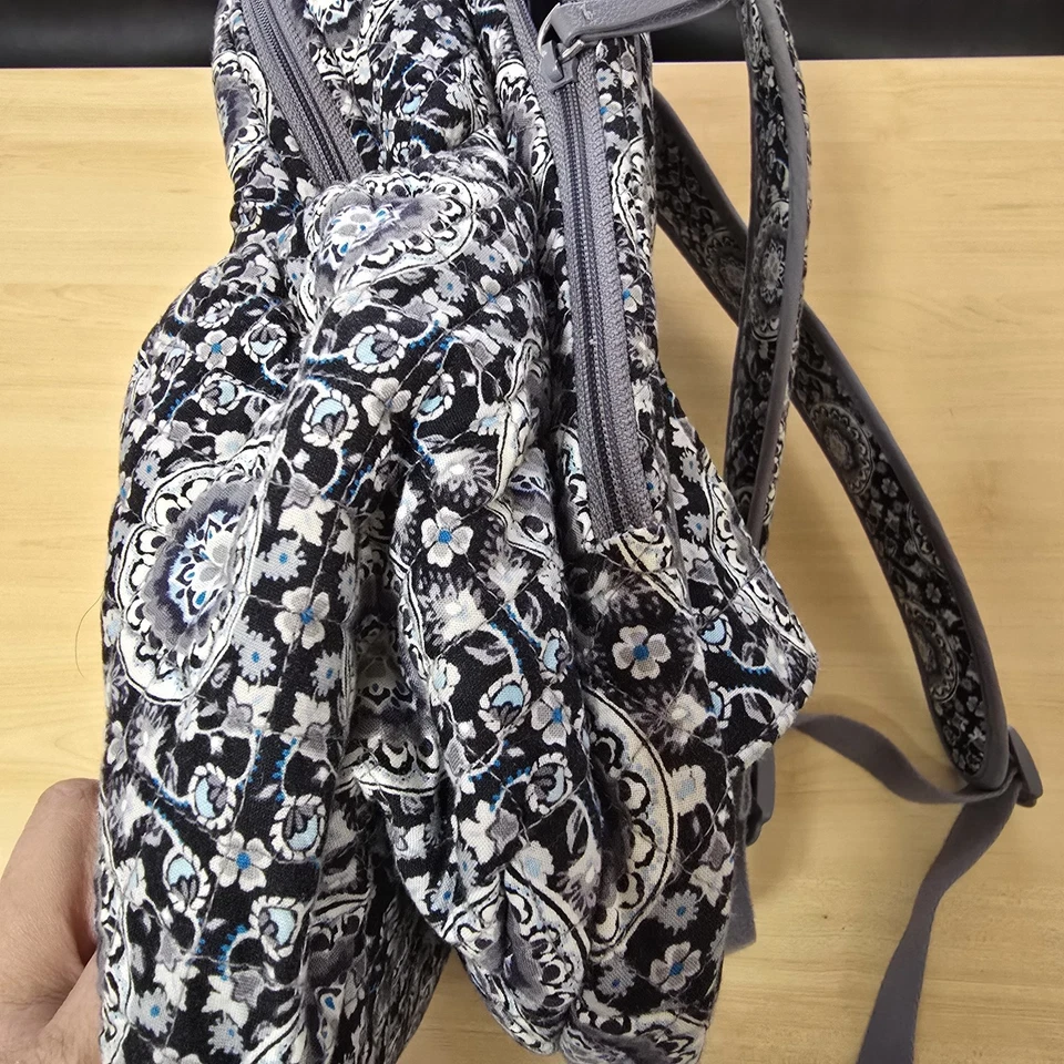Vera Bradley Iconic Campus XL Backpack Floral Bag Zipper Compartments - Image 3 of 4
