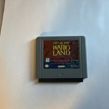 Virtual Boy Wario Land Nintendo Virtual Boy Game Authentic