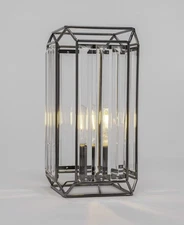 Toltec Lighting Genesis 1 Light Table Lamp in Black Chrome (497-BKCH)