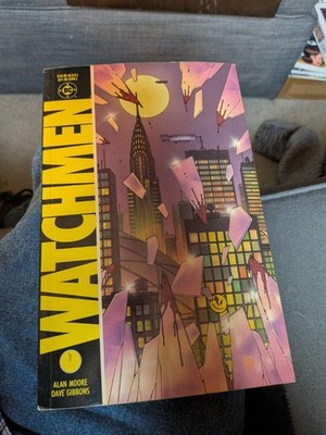 WATCHMEN TPB Alan Moore & Gibbons (1987 DC Comics) Graphic Novel 5th print