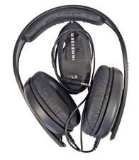 Sennheiser HD 202 Wired Over The Ear Headphones Black 3.5mm Audio Jack Tested