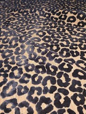 Leopard Print Upholstery in Midnight Blue and Gold