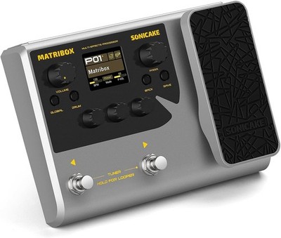 SONICAKE Multi-Effekte Gitarrenpedal Gitarre Bass Verstärker Modellierung IR Schränke Simulat