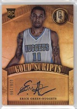 2014-15 Panini Gold Standard Gold Scripts 36/199 Erick Green #23 Auto oi5