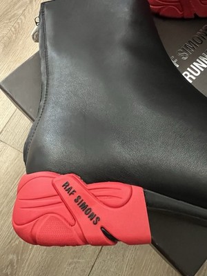 RAF Simons New $700 Runner Solaris High Leather Boots Shoes 9 | eBay