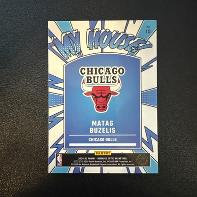2024-25 Donruss Optic Matas Buzelis MY HOUSE RC #15- Chicago Bulls 