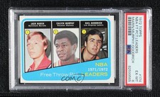 1972 Topps League Leaders Jack Marin Calvin Murphy Gail Goodrich PSA 6 HOF 1ol1
