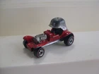 Vintage Hot Wheels Redline - 1969 Red Baron - enamel red