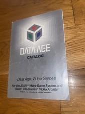 Data Age Video Game Catalog Atari Sears Tele-Games Video Arcade 1982