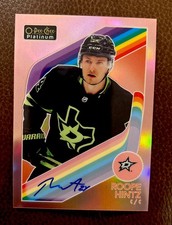 2023-24 O-Pee-Chee Platinum Roope Hintz Red Rainbow Auto Stars