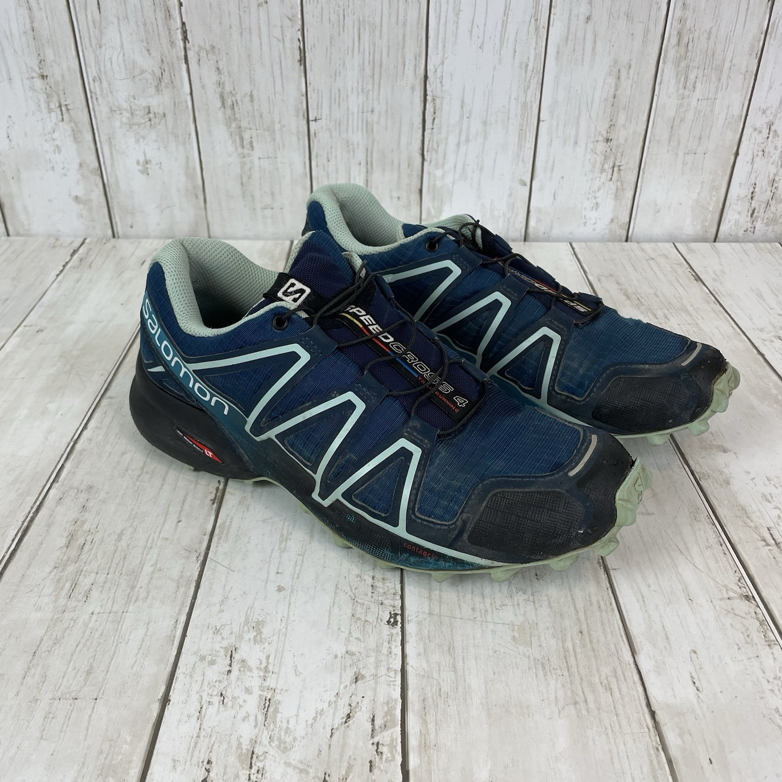 Scarpa Salomon SpeedCross 4 Trail Running Donna Taglia 8 Navy 402431