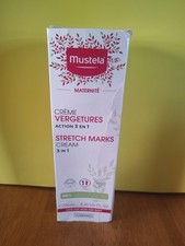 Mustela Stretch Marks Cream 3 in 1, Delicately Fragranced, 5.07 oz Exp 4/2024