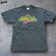 Vtg Universal Studios T Shirt Adult M Theme Park Florida 90s USA