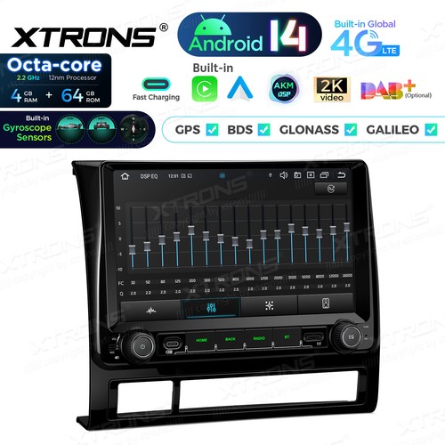 For TOYOTA TACOMA 2005-2013 Carplay Android 14 Car Stereo Radio 9" GPS Gyroscope - Picture 12 of 20