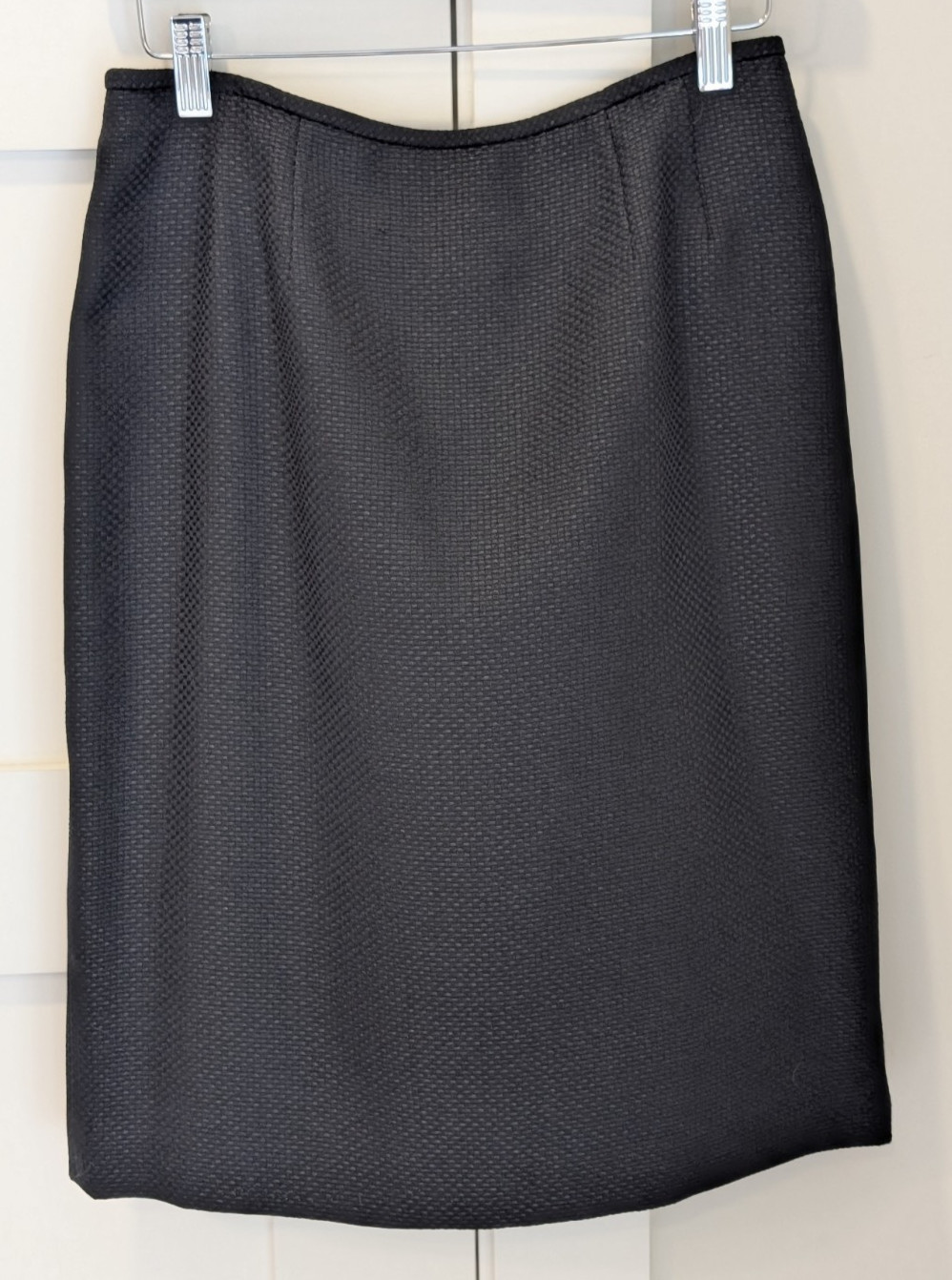 LE SUIT Womens BLACK BRONZE 2PC ANIMAL PRINT SKIRT SUIT SZ 4P Lined NWT