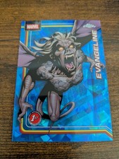 2026 Topps Marvel Chrome Sapphire Base Card Evangeline #117