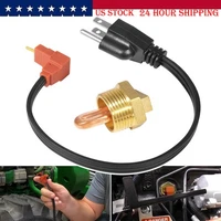 Engine Coolant Block Heater Kit AR87167 For John Deere 1023E 1025R 2025R 2032R