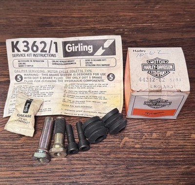 Harley Dyna Softail Low Rider Glide Rear Brake Caliper Guide Pin Kit 44212-82