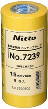 Nitoms Washi Masking Tape NO.7239 15mmX18M 8 rolls per piece 723915