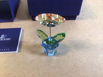 SUNFLOWER #663148 Swarovski Crystal Memories Potted Flowers New