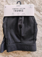 Express Comfort Cotton Packaged Boxer Trunks Mens Underwear XLarge MINT FREESHIP