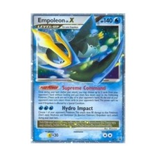 Pokemon Diamond and Pearl Promos Empoleon Lv.X (HR) #DP11 (Holo) Fair-