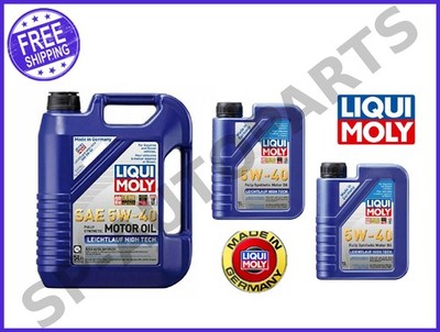 7-Liters Liqui Moly LEICHTLAUF HIGH TECH  5W-40 Full Synthetic Engine Oil
