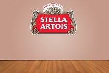 Stella Atrois Beer Logo Indoor Wall Vinyl Decal Sticker 5 - 52"