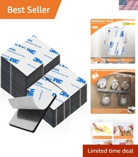 Super Sticky Double-Sided Mounting Tape - 48 Durable Adhesive Pads for All Needs