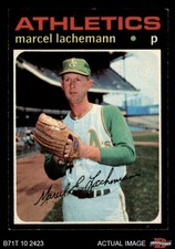 1971 Topps #84 Marcel Lachemann Athletics 4 - VG/EX