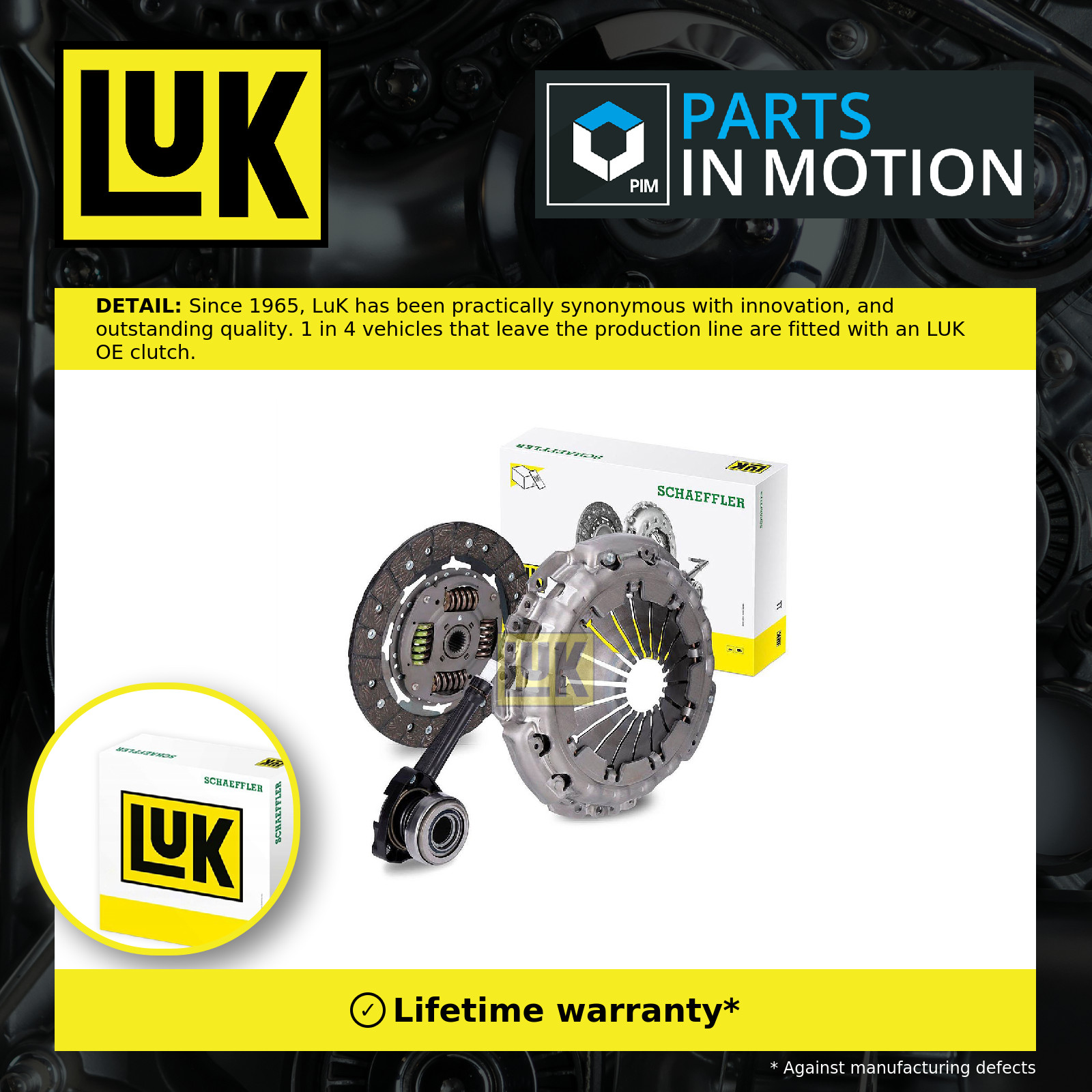 Clutch kit 624 3476 33 LuK for RENAULT OPEL NISSAN - Image 4