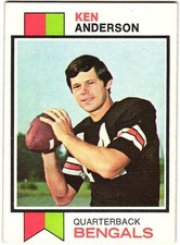 1973 Topps - Ken Anderson #34 (RC) (B) EX