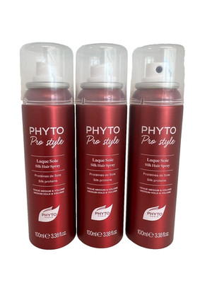 Phyto PHYTO PRO STYLE Laque Soie Silk Hair Spray 3.38 oz SET OF 3
