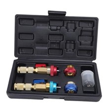 R134A Valve Core Quick Remover Installer Tool Kit, High Low Pressure A/C Valve
