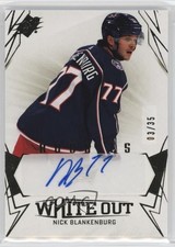 2022-23 SPx White Out Rookie Auto Gold 3/35 Nick Blankenburg #WOR-NB Auto 0nr3