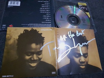 Tracy Chapman Autogramm CD Album Single TALKING BOUT A REVOLUTION signiert live