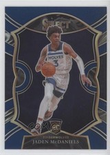 2020-21 Panini Select Concourse Retail Blue Prizm Jaden McDaniels #88 05v0