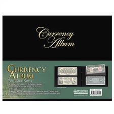 Whitman Currency Album For Large Size Bank Notes - Paper Money Collectors