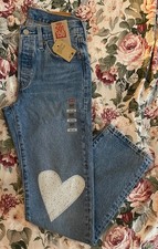 LEVI's 501 Women's Button Fly 150th Anniversary Jeans Blue, Sz 25x30