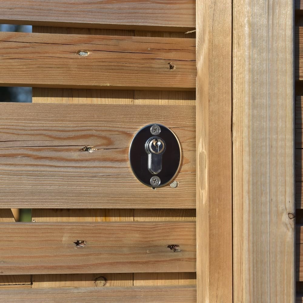 316 Stainless Steel Long Throw Gate Lock - Keyed Alike for Security & Durability