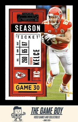 2020 Panini Contenders #4 Travis Kelce Kansas City Chiefs