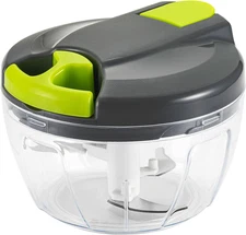 Multi-Function Manual Food Chopper & Processors with Handle and Cover,Vegetable 